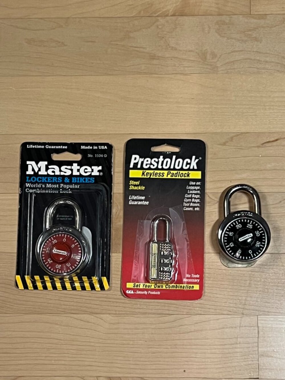 MASTER & PRESTOLOCK | Three Padlocks - Picture 1 of 2